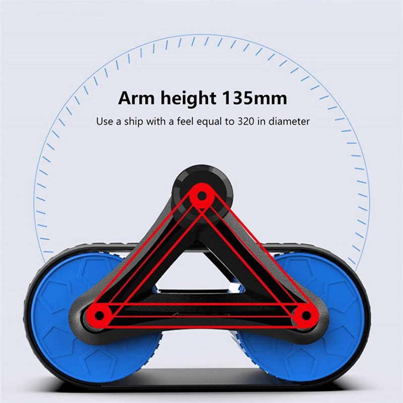 Double Wheel Abdominal Exerciser Women Men Automatic Rebound Ab Wheel Roller Waist Trainer Gym Sports Home Exercise Devices - Image 5