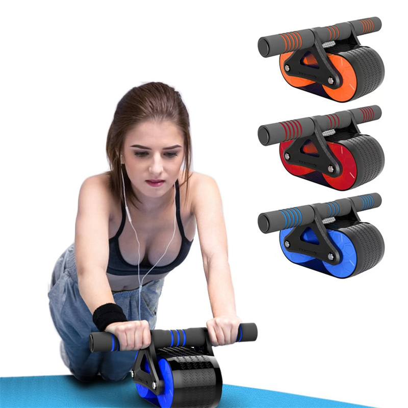 Double Wheel Abdominal Exerciser Women Men Automatic Rebound Ab Wheel Roller Waist Trainer Gym Sports Home Exercise Devices - Image 8