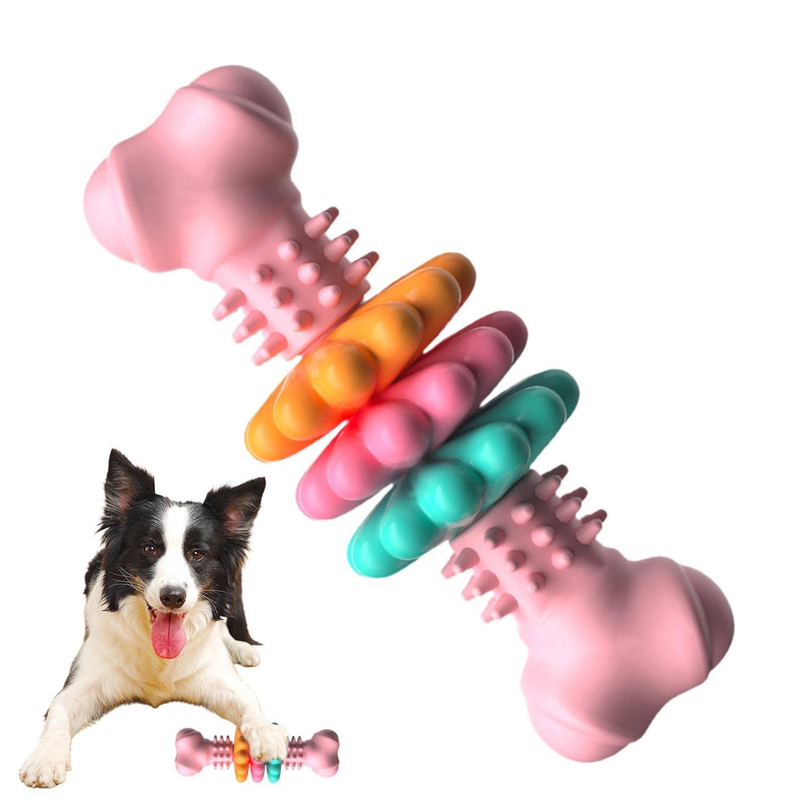 Dog Chew Toy Dog Bone Type Dogs Teeth Cleaning Toys Indestructible TPR Bone Chewing Bite Resistant Teething Toys Pet Products - Image 5