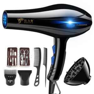 Hairdressing High-Power Blue Light Negative Ion Hair Dryer
